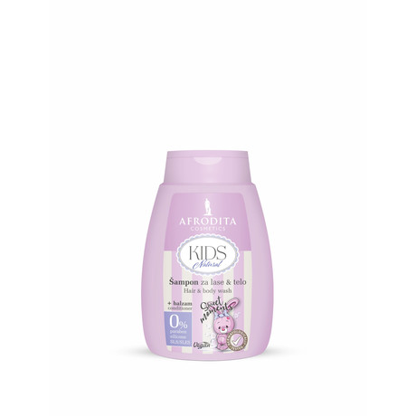 Afrodita KIDS NATURAL Sampon, tusfürdő és balzsam